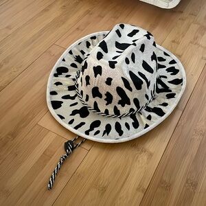 Cowboy hat cow print
